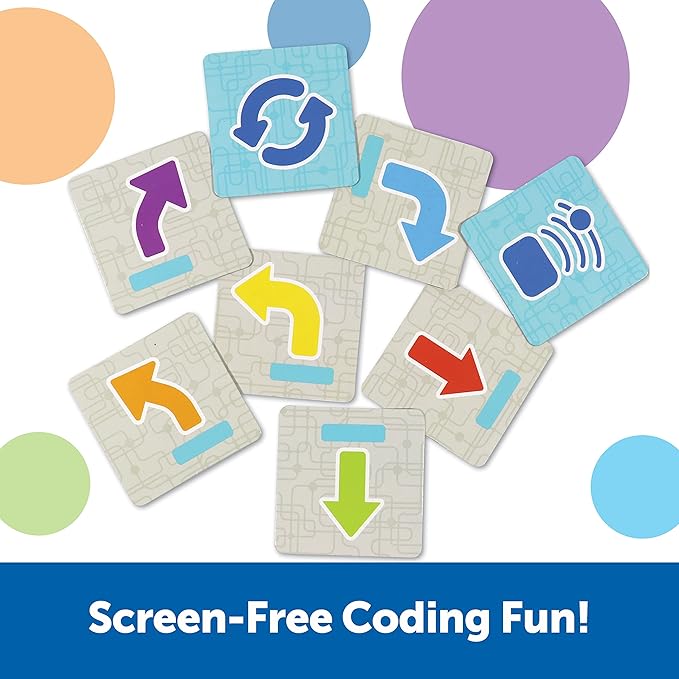Learning Resources Botley The Coding Robot 2.0 - Robot Toy Gift Set, No-Screen Coding for Kids 5-7, STEM Robotics Kit for Beginners, Early Programming for Boys and Girls