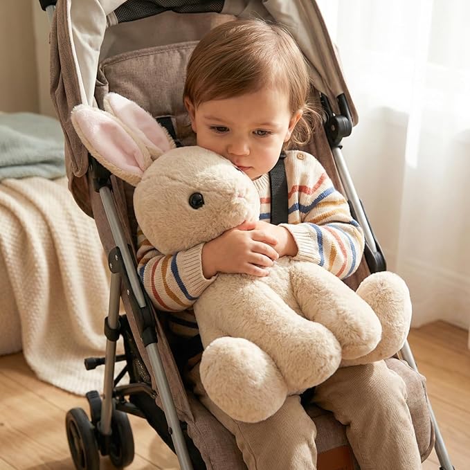 17.3-Inch Rabbit Bunny Stuffed Animal Plush Toy for Kids, Boys, Girls, Babies - Perfect Birthday, Easter, and Christmas Bedtime Gift