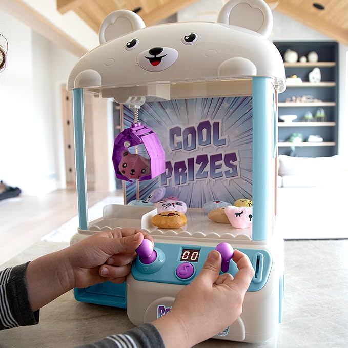 MindWare Polar Bear Prize Machine Crane Game - Electronic Arcade Game Machine for Ages 3 and Up