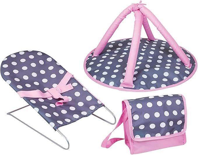 Lissi 5 Piece Doll Deluxe Nursery Play Set with Accessories