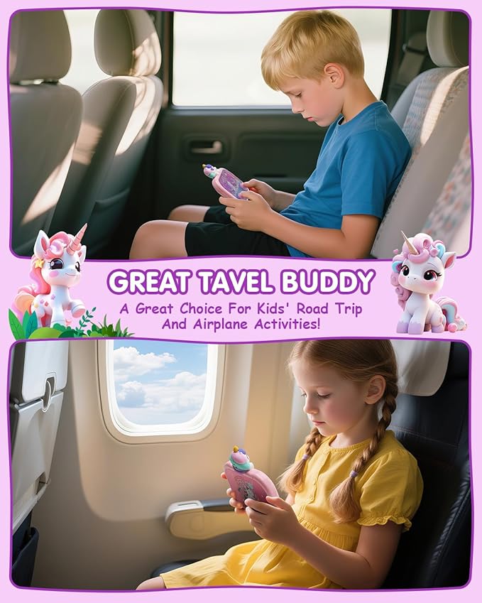 Handheld Water Game with Light – Water Ball Target Toy for Kids Ages 3+, Retro Fidget Toy, Screen-Free Car Travel Game, Road Trip Toy, Airplane Entertainment, Portable Autism-Friendly Gift