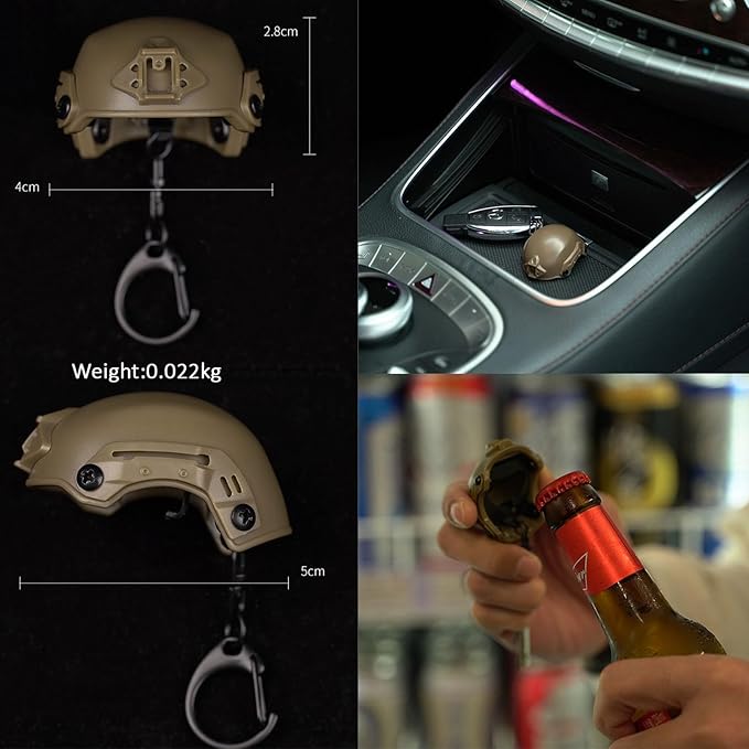 Mini Night Vision Sight Goggles NVG Shaped Keychain Key Ring Chain Creative Gift Collection Toy