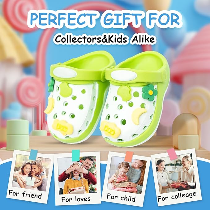 Doll Shoes, Premium Fashion Shoes for 17 Cm Doll Accessories Easter Gifts,Doll Dress Up Decoration Accessories Easter Gifts Wings (Green