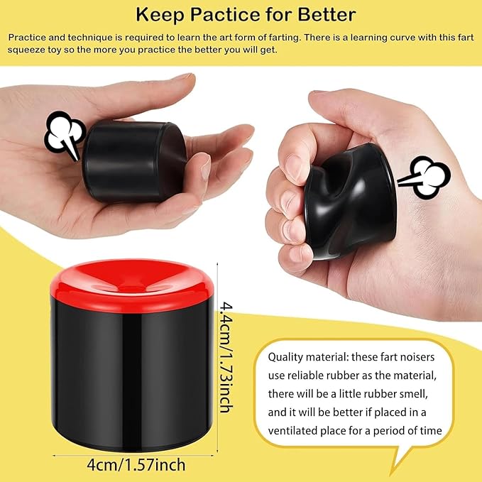 1 Pc Novelty Squeeze Pooter, Fart Machine, Prank Farting Noise Maker, Fart Sounds Machine,Prank, Joke for Party, Birthday, Joke Gift Practical Jokes Gag Toys and Practical Jokes