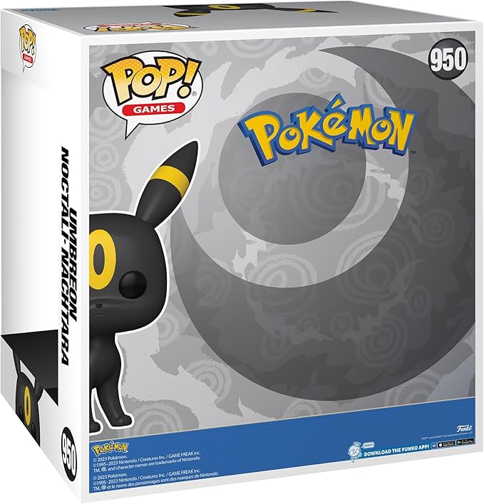 Funko POP! Jumbo: Pokemon - Umbreon - Collectible Miniatures for Display - Gift Idea - Official Merchandise - Toys For Children And Adults - Fans De Video Games