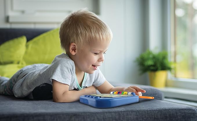 eKids Blippi Book, Toddler Toys with Built-in Preschool Learning Games, Educational Toys for Toddler Activities for Fans of Blippi Toys and Gifts(Multi Color)