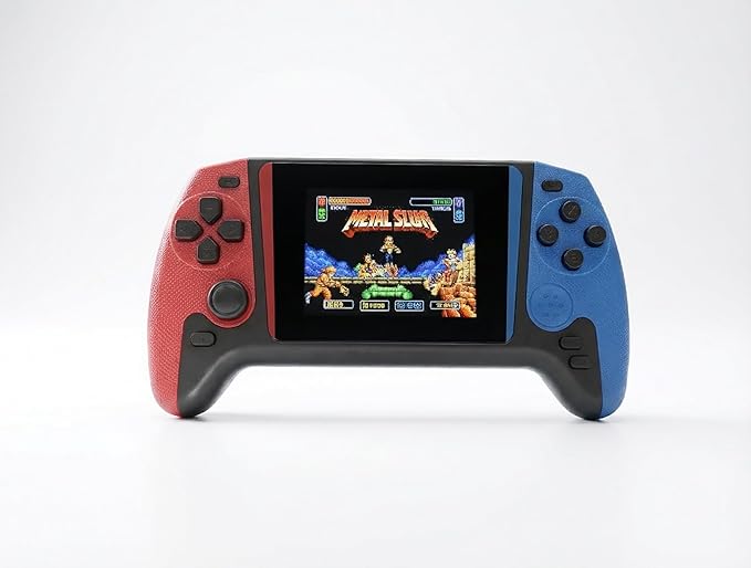 Nolan Lucian Outdoor/Indoor Portable for Children Handheld Game Console, 3.5 Inch LED Screen with 500 Built-in Classic Games Suitable for Children，Easy to use！