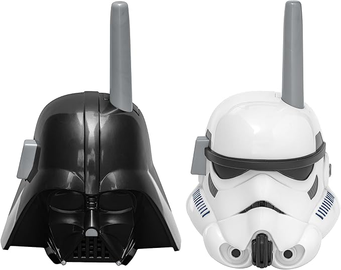 eKids Walkie Talkies for Kids, Static Free and Extended Range, Indoor and Outdoor Toys (Star Wars)