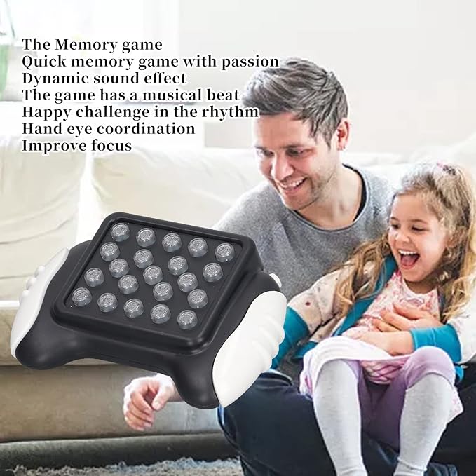 21 Keys Sound Handheld Memory Game Light Electronic Handheld Memory Game for Children Kids