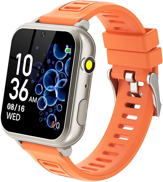 Smart Watch for Kids with 39 Puzzle Games HD Touch Screen Camera Video Music Player Pedometer Alarm Clock Flashlight 12/24 hr Kids Watches Gift for 4-12 Year Old Boys Girls Toys