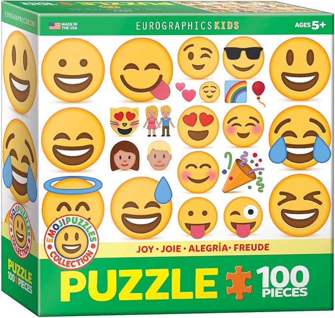 EuroGraphics Joy Emoji (100 Piece) Puzzle, Multi