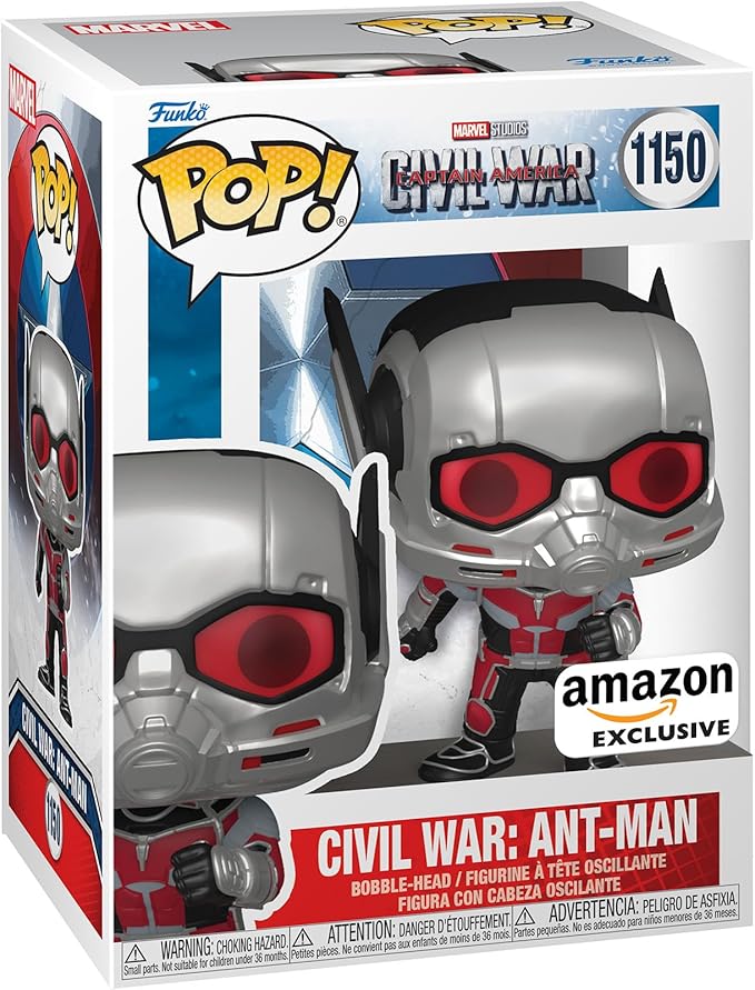 Funko Pop Marvel: Captain America: Civil War Build A Scene - Ant-Man Figure 8 of 12 - Amazon Exclusive - Collectable Vinyl Figure - Gift Idea - Official Merchandise - Toys for Kids & Adults
