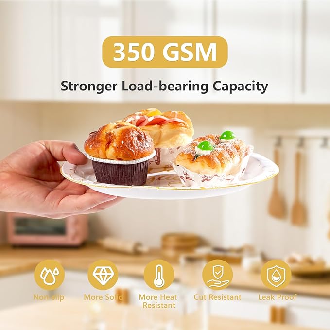 Grencian 96Pcs Happy Engagement Party Supplies White Gold Diamond Ring Plates Napkins She Said Yes Party Disposable Dinnerware for Wedding Bridal Shower Just Engaged Decoration Serve 24