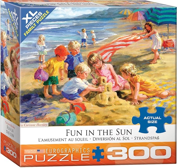 EuroGraphics Fun in the Sun by Corinne Hartley Puzzle, 300-Piece