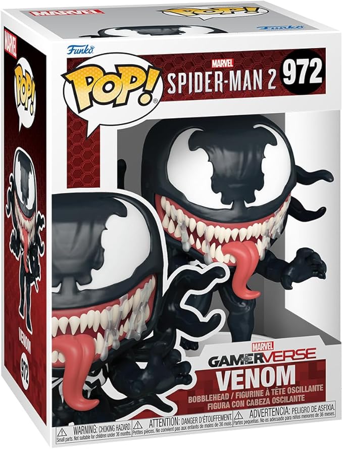 Funko POP! Games: Spider-Man 2- Venom - Spider-Man - Collectable Vinyl Figure - Gift Idea - Official Merchandise - for Kids & Adults - Video Games Fans - Model Figure for Collectors and Display