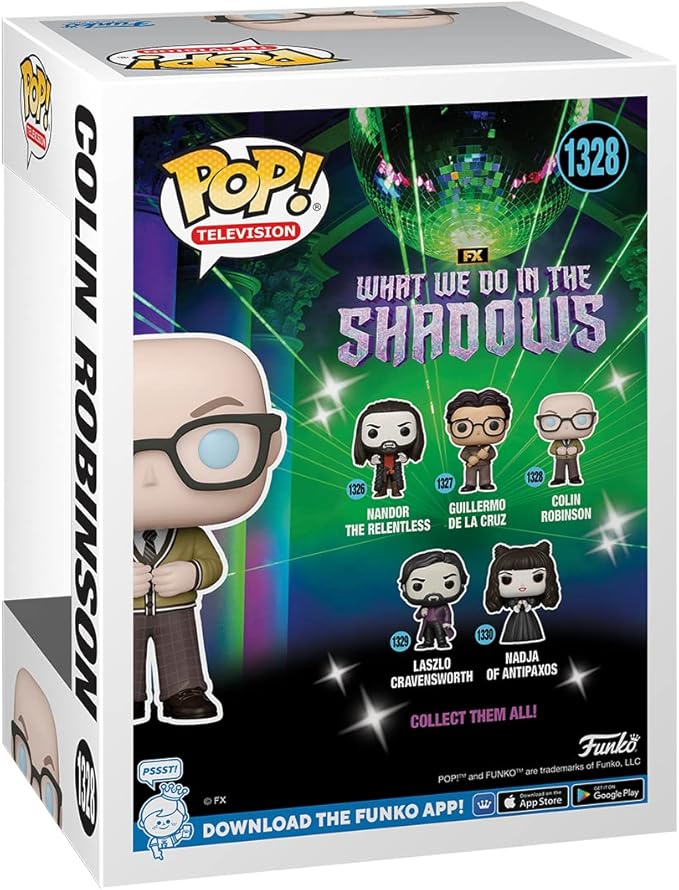 Funko POP! TV: WWDS - Colin Robinson - What We Do in The Shadows - Collectable Vinyl Figure - Gift Idea - Official Merchandise - for Kids & Adults - Horror Fans - Model Figure for Collectors