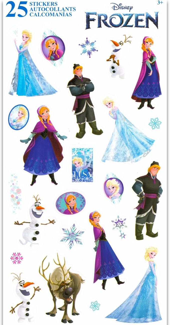 Disney Princess Stickers Ultimate Set - Bundle with 150 Stickers Featuring Frozen, Cinderella, Ariel, and More | Disney Princess Party Favors for Girls