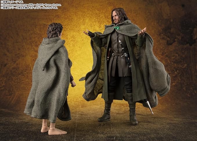 TAMASHII NATIONS - The Lord of The Rings - Aragorn (The Lord of The Rings: The Fellowship of The Ring) S.H.Figuarts Action Figure