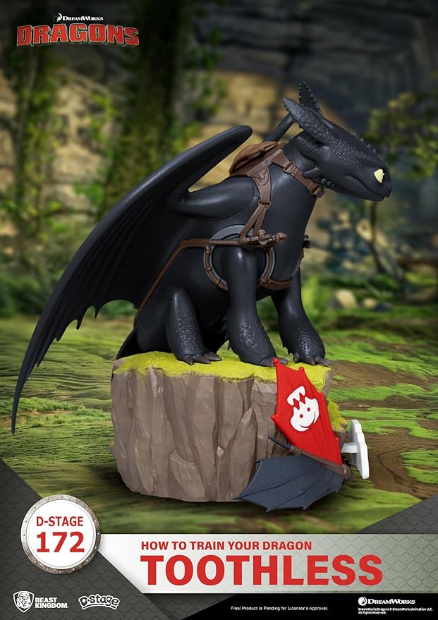 How to Train Your Dragon: Toothless DS-172 D-Stage Statue