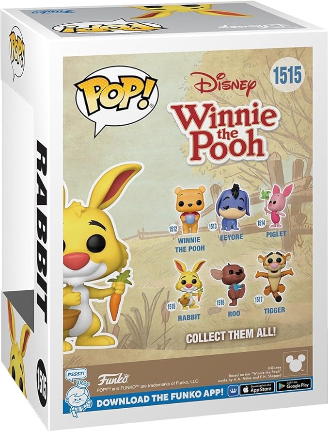 Funko POP Disney: Winnie The Pooh - Rabbit - Collectable Vinyl Figure - Gift Idea - Official Merchandise - for Kids & Adults - TV Fans - Model Figure for Collectors and Display