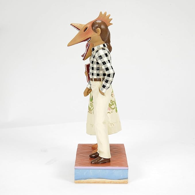 Enesco Beetlejuice by Jim Shore Adam and Barbara Maitland Scary Masks Figurine- Resin Hand Painted Crafted Collectible Beetlejuice Figurines Halloween Home Decor Statue, 7.68 Inch