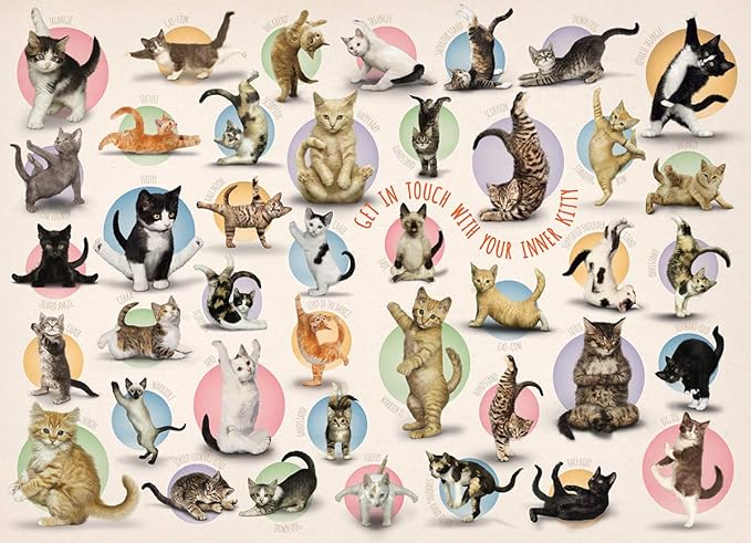 EuroGraphics Yoga Kittens Puzzle