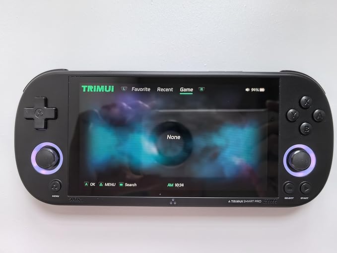 Smart Pro Handheld Game Console, Mini Game Player Compatible with More Than 20 formats of Games and 5 inch IPS High-Definition Screen, Portable Video Game Console (Black 128G)