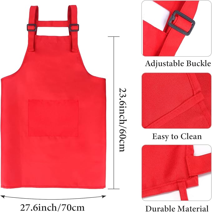 Kids Waiter Costume Set Vendor Costume Kit 6 Pcs Hat Apron Bow Tie Gloves Cards For Halloween Pretend Play Dress Up