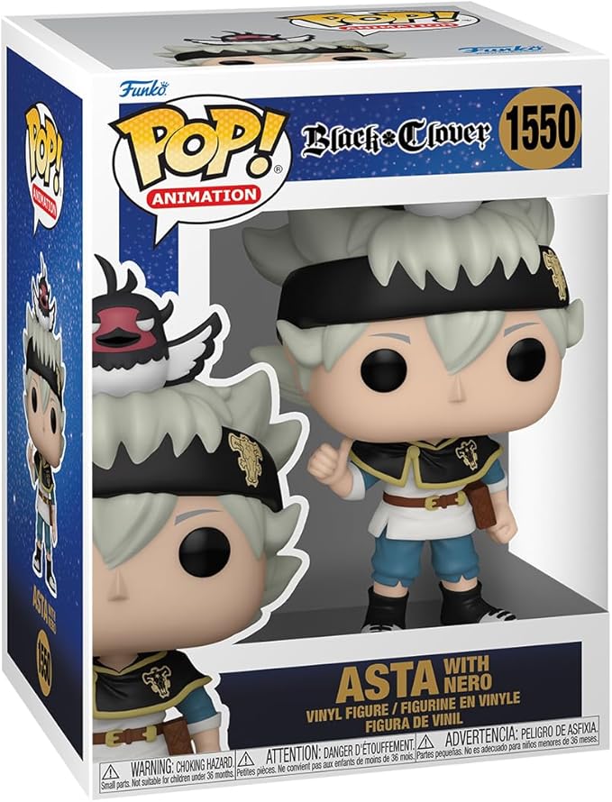 Funko POP! Animation: Black Clover - Asta with Nero - Collectable Vinyl Figure - Gift Idea - Official Merchandise - for Kids & Adults - Anime Fans - Model Figure for Collectors and Display
