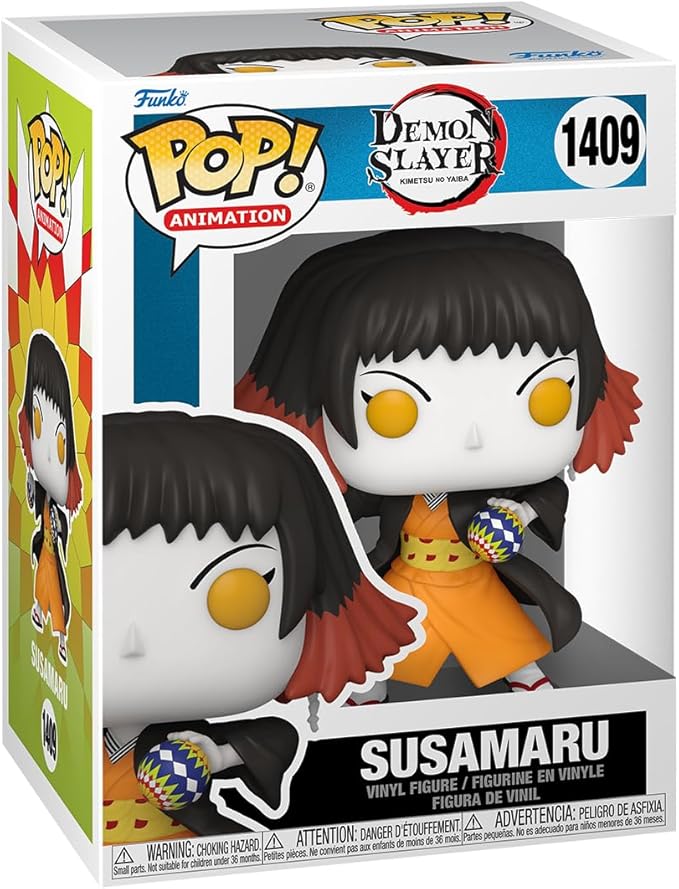 Funko POP! Animation: Demon Slayer - Susamaru - 1/6 Odds for Rare Chase Variant - Collectable Vinyl Figure - Gift Idea - Official Merchandise - for Kids & Adults - Anime Fans