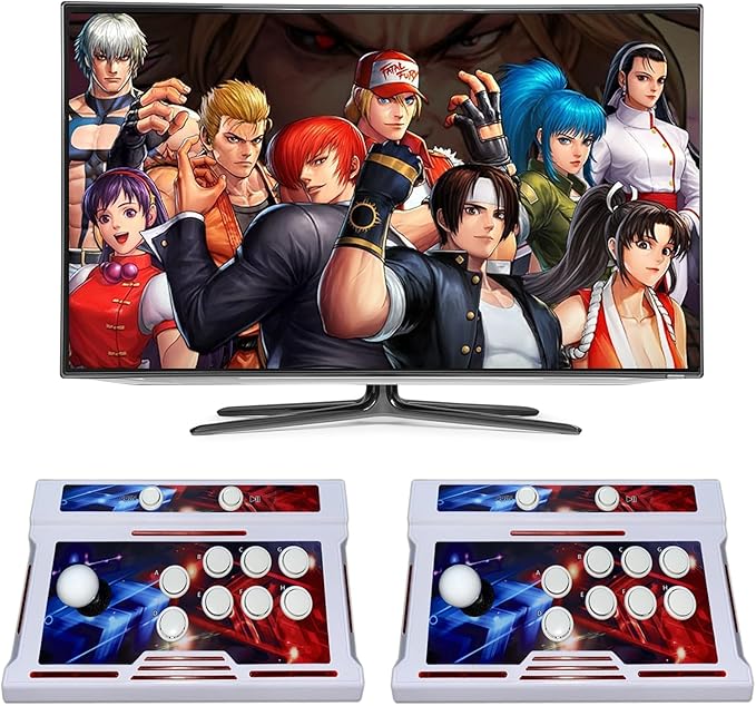 Pandora Box Console 32000 Arcade Games in 1, Two Separate joysticks，Bluetooth Function ,Retro Game Machine for TV PC Projector, Supports Up to 4 Players, Full HD Output, Search, Save, Hide