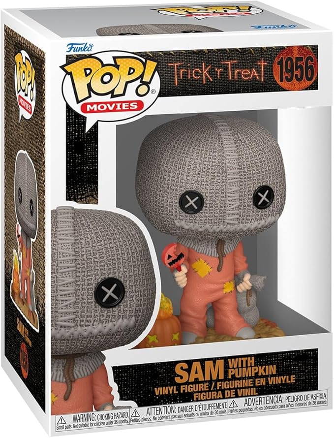 Funko Pop! Movies: Sam with Pumpkin - Trick 'r Treat - Collectable Vinyl Figure - Gift Idea - Official Merchandise - Toys for Kids & Adults - Disney Fans - Model Figure for Collectors