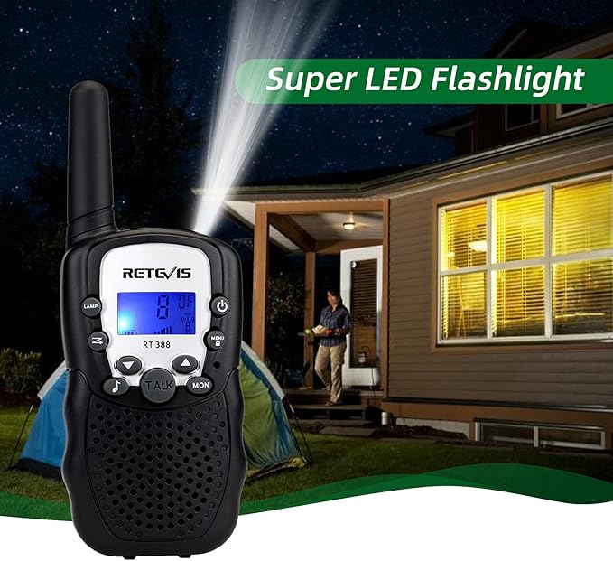 Retevis RT388 Walkie Talkies for Kids Bundle with RT22P Walkie Talkies Long Range