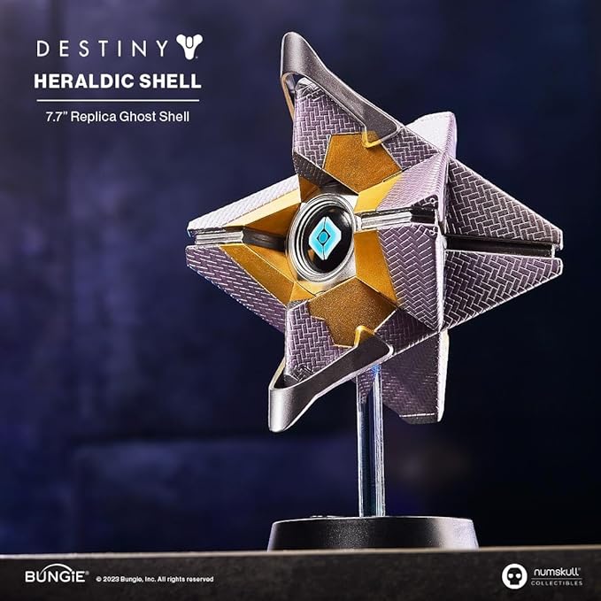 Numskull Official Destiny Heraldic Ghost Shell Figure - with Exclusive Digital Code for in-Game Ocularia Emblem - Official Destiny 2 Merchandise - Limited Edition Collectable Replica Statue
