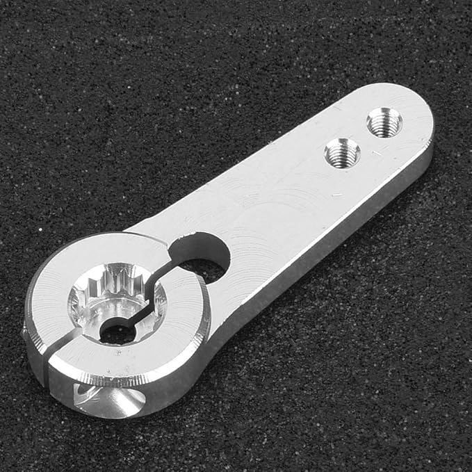 Acouto Aluminum Alloy Servo Horn 15T Arm 1/5 Truck - RC Half Arm Horn 44mm Part - Toys & GamesRemote & App Controlled Vehicles & /Remote & App Controlled Vehicle/Servos & /Servo Horns (Silver)