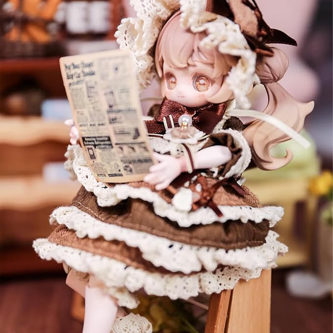 CALEMBOU BJD Blind Box, Vintage Treasures Series 15cm Ball Jointed Doll, Cute Dress Up Doll with Joints, Collection Action Figure Toys, Gift for Girls Boys