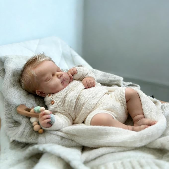 Anano Reborn Silicone Baby Dolls Full Body Boy 20 Inch Lifelike Baby Doll Soft Silicone Real Life Size Babies Realistic Newborn Babies Reborn Toddler Dolls
