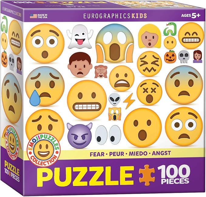 EuroGraphics Fear Emoji (100 Piece) Puzzle