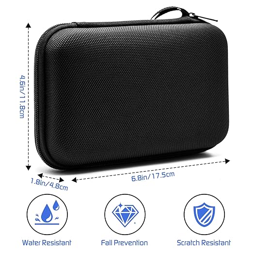 DPVPER Carrying Case for Gameboy Advance SP, Accessories for GBA SP, Hard Storage Portable Bag for GBA SP - Holds 8 Games
