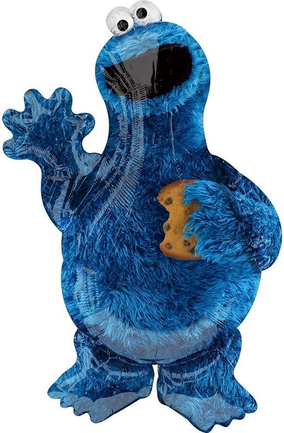 Sesame Street Elmo and Cookie Monster Birthday Party Supplies Balloon Bouquet Decorations