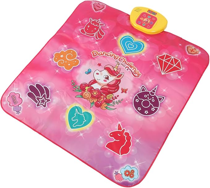 Tbest Dance Mat Multifunctional Electronic Dance Mat Kids Dance Pad Toys for Enjoyable Exercise at Home or School