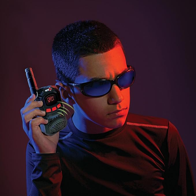 MukikiM SpyX / Spy Walkie Talkies - Made for small hands and doubles as a Spy Toy for Buddy Play. Perfect addition for your spy gear collection!