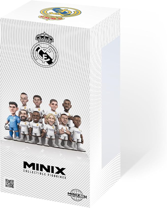 MINIX COLLECTIBLE FIGURINES - Sports Collectable 12 cm Figurine, Thibaut Courtois, Real Madrid