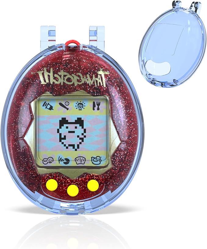Case for Tamagotchi Original, Transparent Cover Case Compatible with Tamagotchi Original Electronic Pet Accessories, Drop - Resistant & Scratch-Proof