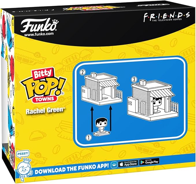 Funko Pop! Bitty Town: Friends - Rachel Green and Central Perk