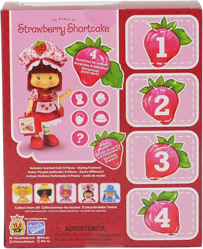 The Loyal Subjects Strawberry Shortcake 5.5-inch Fashion Doll 'Party-Pleaser' Edition