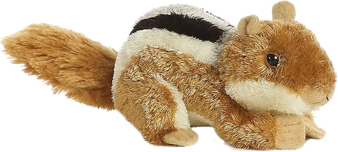 Aurora® Adorable Mini Flopsie™ Chip™ Stuffed Animal - Mini Companions Ready for Playful Adventures - for Kids All Ages, Toddlers, Adults, and Families - Brown 7 Inches