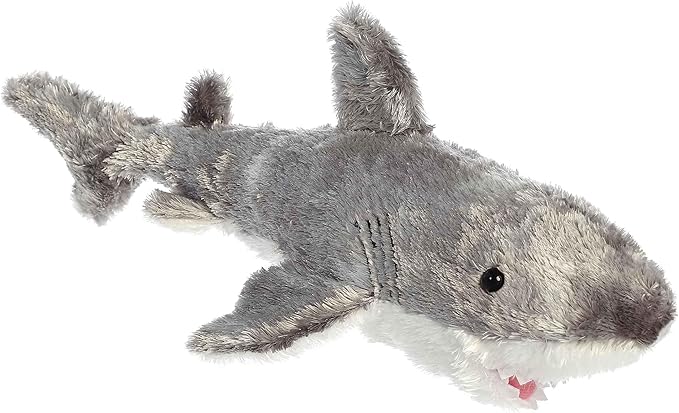Aurora® Adorable Mini Flopsie™ Samuel™ Stuffed Animal - Mini Companions Ready for Playful Adventures - for Kids All Ages, Toddlers, Adults, and Families - Gray 11 Inches