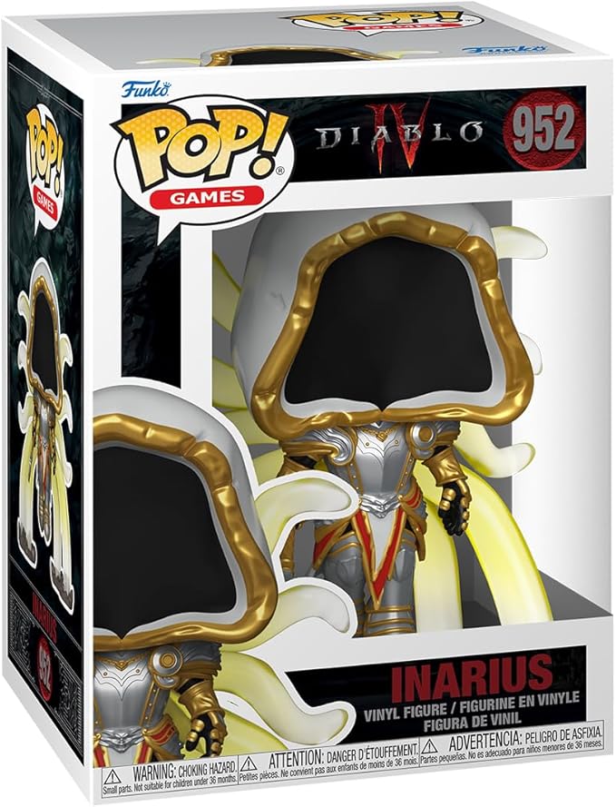 Funko POP! Games: Diablo 4- Inarius - Collectable Vinyl Figure - Gift Idea - Official Merchandise - for Kids & Adults - Video Games Fans - Model Figure for Collectors and Display
