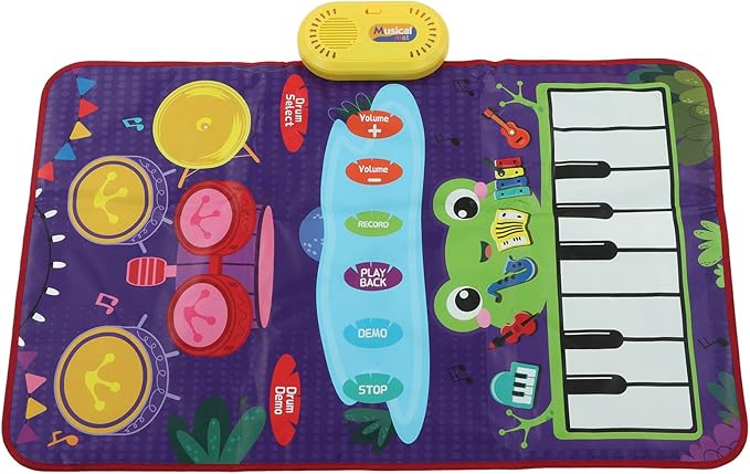 DAN&DRE Children's Music Mat Jazz Drum Dance Blanket Piano Keyboard Touch Mat Music Learning Toy